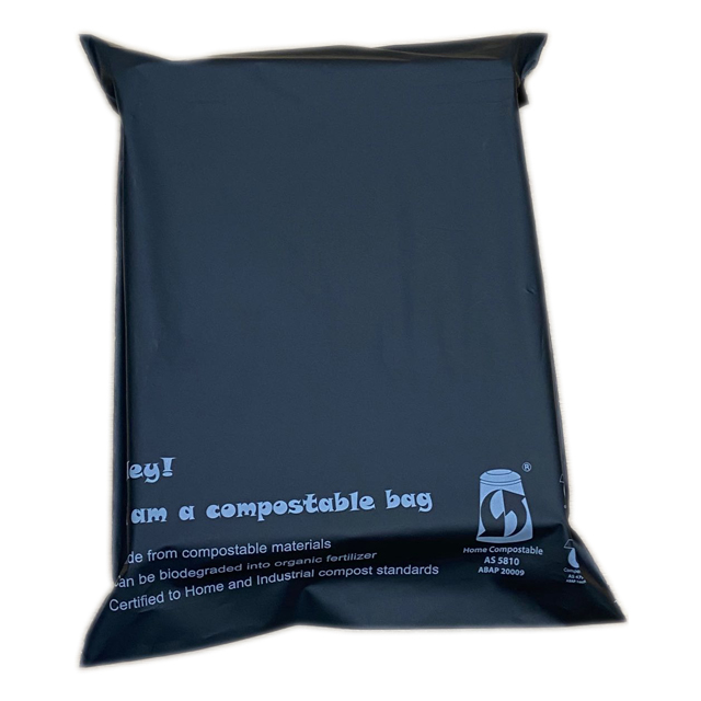 Compostable Mailer Shipping Bags Width 395mm Cornstarch Material
