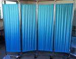 Medical Stainless Steel Hospital Ward Screen Mobile Folding