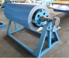 Colored Steel Trapezoidal Roofing Sheet Roll Forming Machine PPGi GI Material