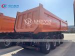 Jost 4 Axle Rear Tipping Dump Truck Trailer 50t 60tons Mine Sand Stone Gravel