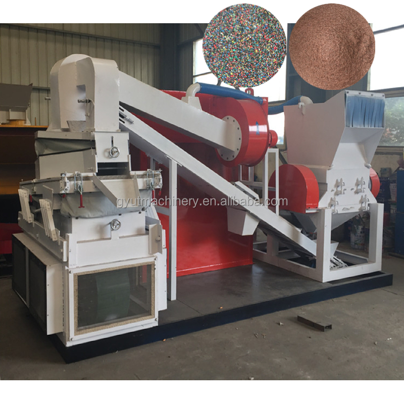 Scrap Cable Crusher Copper Wire Granulator Separator Recycling Machine Line for 2000L/H