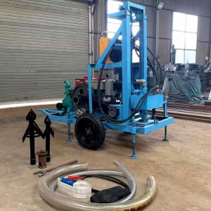Quality 150 Meter Diesel Hydraulic Water Well Drilling Rig/Suitable for Soil and Quicksand Layers wholesale