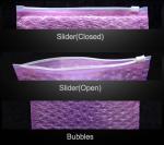clear zipper bubble envelope