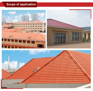 Quality ASA Coated PVC Spanish Roof Tile wholesale