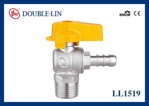 Quality Male x Hose Connector Aluminium Handle Brass Gas Valves wholesale