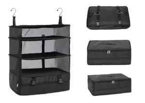 Quality Ventilate Moistureproof Clothes Hanging Organizer , Foldable Clothes Hanging Bag wholesale