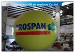 Yellow Fly Helium Sphere Advertising Air Balloon For Business Center Rental