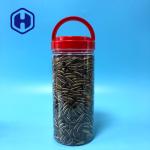 PET Food Canning Tall Smell Proof Airtight Plastic Jar For Chocolates Pasta