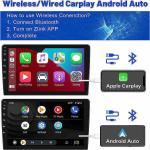 1280*800 2 Din Android Car Radio Stereo GPS DVD Central Automotive Multimedia