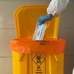Square Bottom Bag GRS Heavy Duty Large Garbage Bags For Waste Management