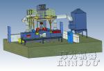 Sa 2.5 Spring Strengthen Shot Blasting Machine For Forging Pieces