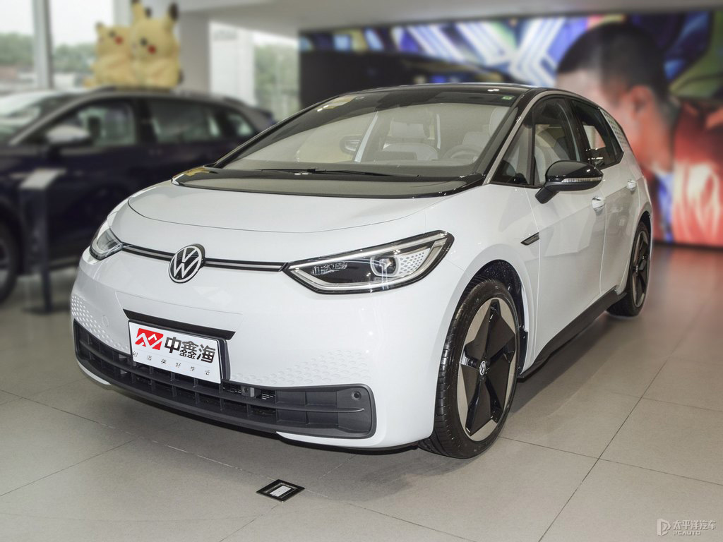 Power 125kw EV Cars Gray Color VW ID3 Suv Electric Cars 5 Seats