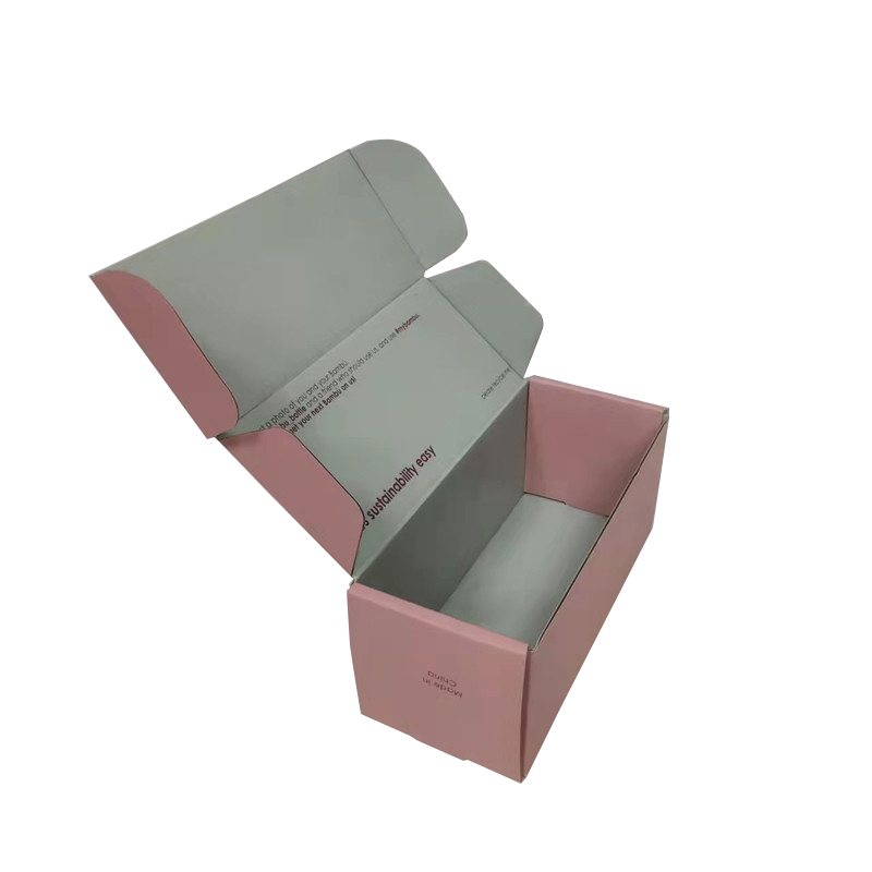Custom Size Flat Packed Shipping Mailer Box Three Layer Corrugated Underwear Clothing