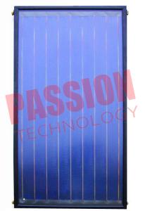 Quality 304 Stainless Steel Flat Plate Solar Collector Glass Cover Material 0.6Mpa wholesale