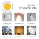 600w+600w Dual Color Cob Led Chip 7575 Dimmable 2700-6500k 54v 60v For