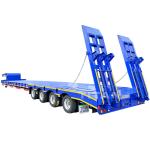 TITAN Heavy Duty 4 Axle 100 Ton Lowbed Truck Trailer Low Bed Semi Trailer for