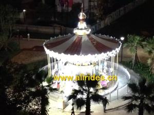 Quality factory China amusement park Double Deck carousel horses Merry Go Round for sale wholesale