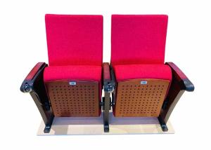 Quality 580mm Aluminum Conference Hall Chairs With Tablet wholesale