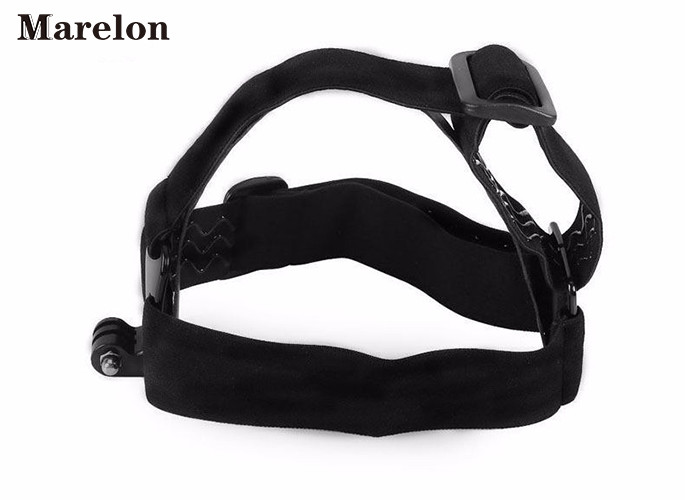 Carbon Fiber Camera Gopro Head Strap Elastic Adjustable Skin Contact Reliable