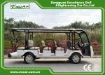 White Electric Sightseeing Cart For 14 Person 4500 * 1500 * 200 MM