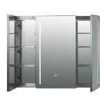 OEM Aluminum Intelligent Defogging Led Mirror Cabinet Mirrors For Bathroom