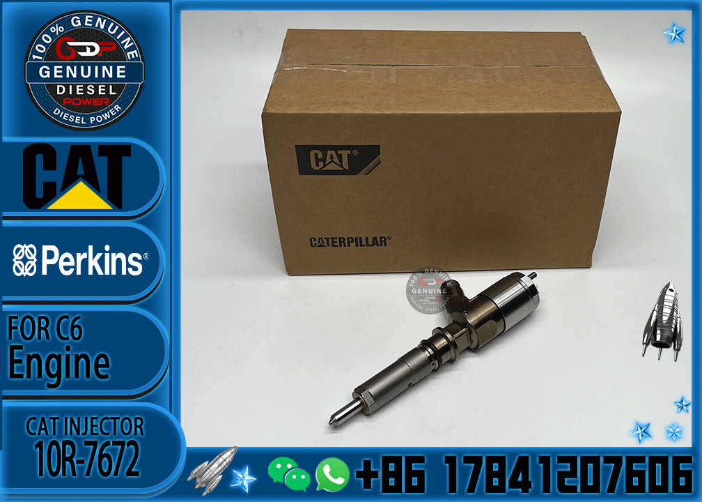306-9380 10R-7672 Hot sell good price excavator diesel fuel injector 3069380 10R7672 2645A734 for Caterpillar C6.6 Engin