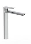 Brass Ceramic Cartridge Bathroom Basin Mixer Tap Chrome Black High Spout