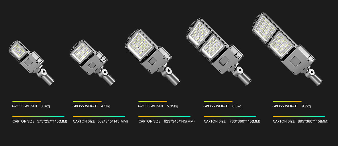 5000k Parking Lot Waterproof Street Light 300w Dimmable 0 - 10V