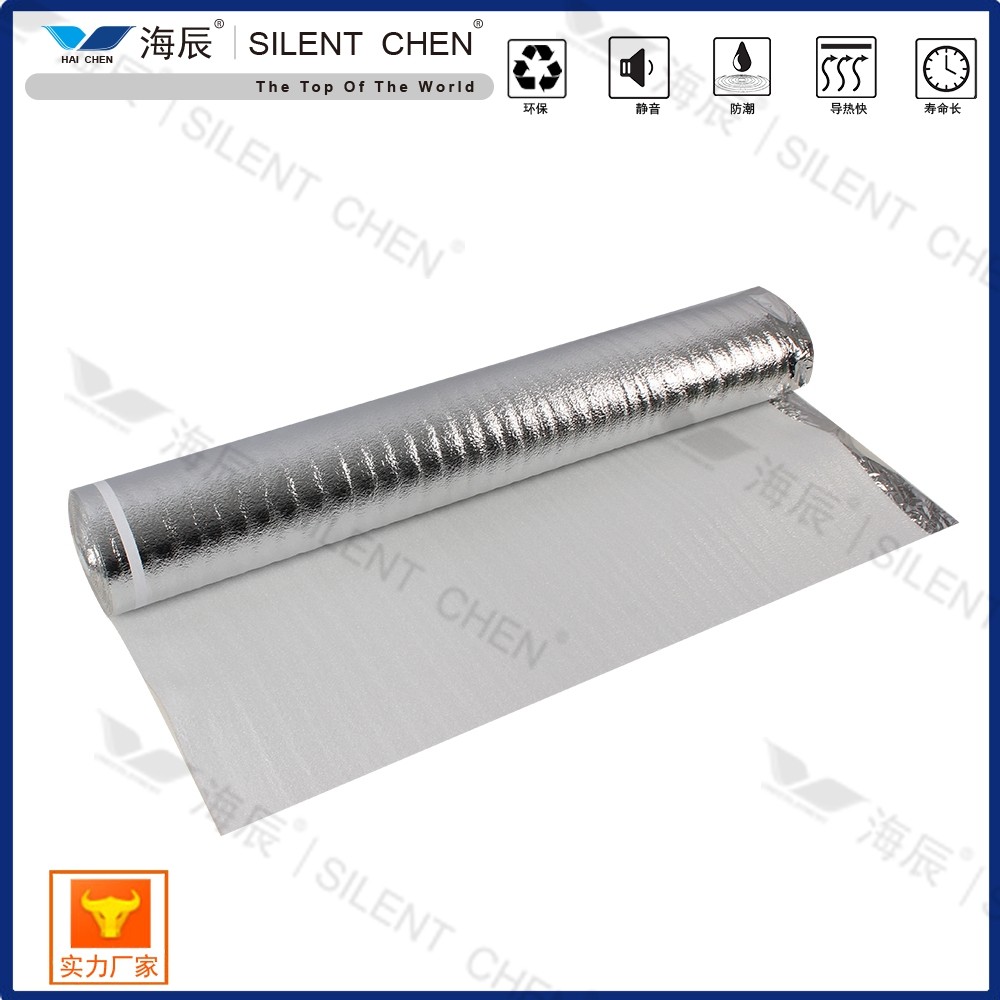 3mm EPE Foam Engineered Wood Flooring Underlay With Aluminum Foil