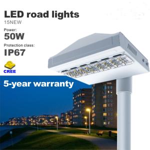 Quality 50W LED Street light High brightness CREE 5 years warranty LED Road Lighting IP67 wholesale