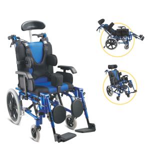 Quality Solid Castor Drive Aluminum Transport Chair Pediatrics Lightweight Childrens Wheelchair wholesale