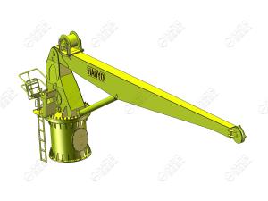 Quality Fixed Boom Marine Provision Ship Crane Parts Marine Ship Deck Crane wholesale