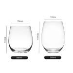 OEM Crystal Whisky Wedding Champagne Drinking Water Glasses 72*120mm
