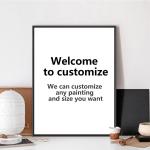 Canvas Support Base Custom Modern Oil Painting Wall Picture Home Decoration