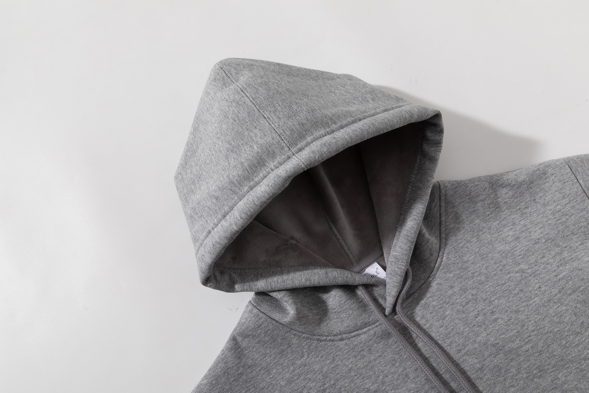 FODARLLOY Fashion Vintage Hoodie OEM Streetwear Essentials Oversize Unisex Pull Coat Men's Hoodies Pullover Grey