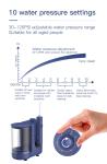 600ml Electric Jet Oral Hygiene Water Flosser 10+ Working Mode