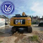 323D Cat Used Equipment 23 Ton With Anti Slip Tracks Tires