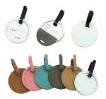 Custom Blank Sublimation PU Leather Luggage Tag For Sublimation Printing