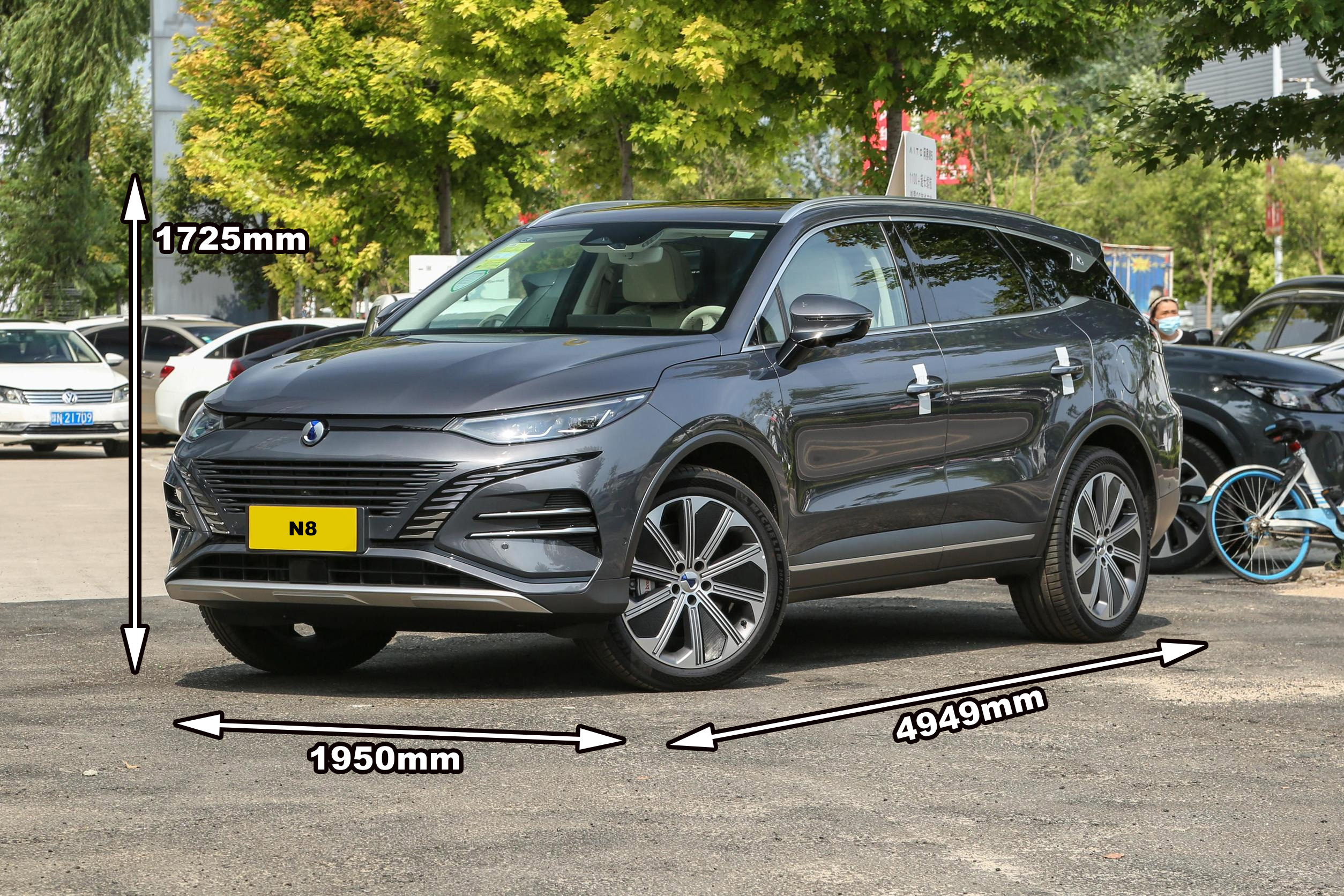 BYD Denza N8 2023 4WD flagship 6 seats 216km range Hybrid electric suv Fuel energy vehicles byd electric cars used
