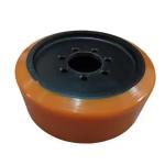 Heavy Duty Solid Cast Iron Forklift Caster Wheels / Rollers