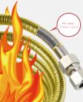 Household DN20 Domestic Gas Pipe Flexible Stainless Steel Metal