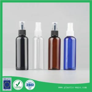 Quality 100 ml amber cosmetic bottles brown plastic pump bottles black cosmetic bottles wholesale