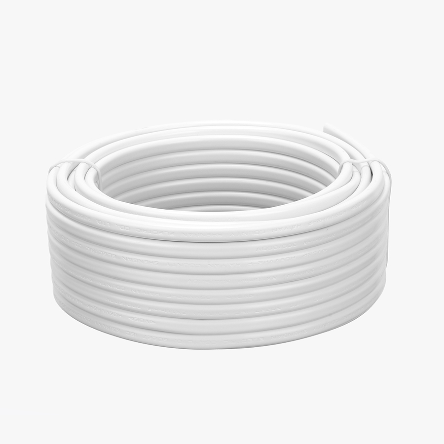 Copper Conductor SNI Certificated H03VVH2-F 300/300V Flat Flexible Cables for Household Building Electrical Power Cable