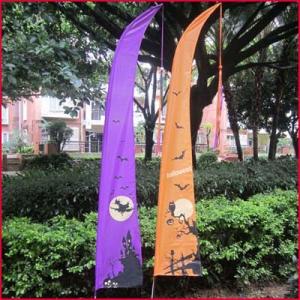 Quality Holiday Halloween Garden Flag witch and owl wholesale