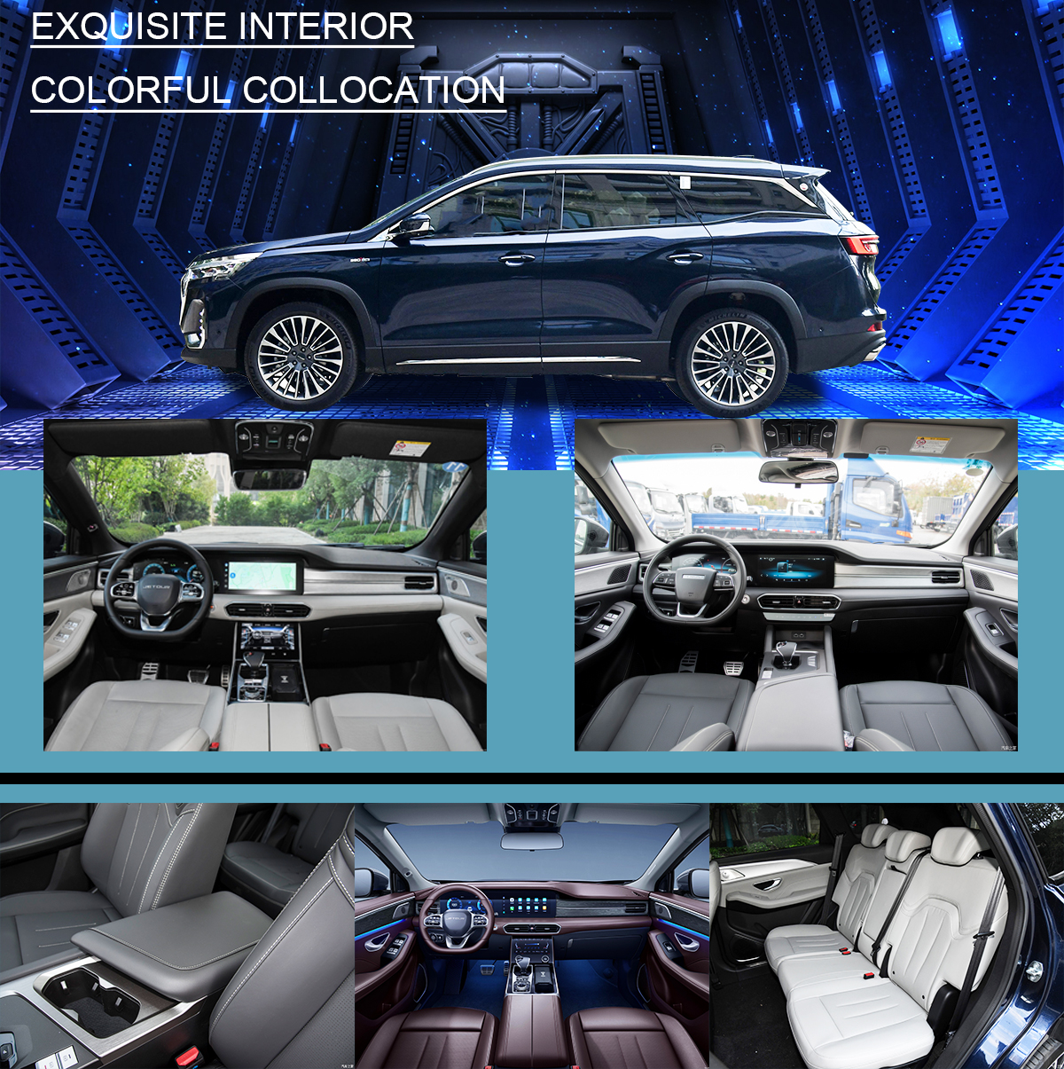 2024 JETOUR X90 Plus White 2.0T L4 Gasoline Car Midsize SUV 5 Seats LED Electric Cruise Control Normal Displacement 2.0-2.5L