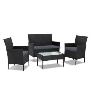 Quality Wicker Outdoor Corner Sofa Set Rattan Garden Chair With Metal Legs wholesale