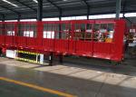 SINOTRUK Flat Bed Semi Trailer Truck For Transport Containers Bulk Cargo