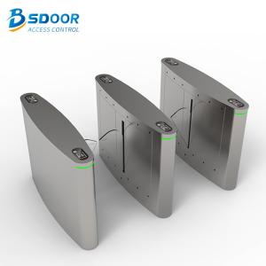 Quality Pedestrian IR Sensor 304 Stainless Steel Turnstile Access Control System wholesale