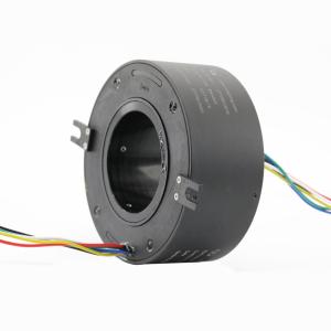 Quality 70mm Hore Size Design Through Bore Electrical Slip Ring 15A 38mm 6 Circuits wholesale