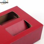 Printable Wine Corrugated Gift Box Antiwear Multipurpose Practical